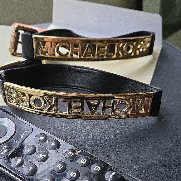 Michael Kors Accessories - Michael Kors Black and Gold  Boot Belt.